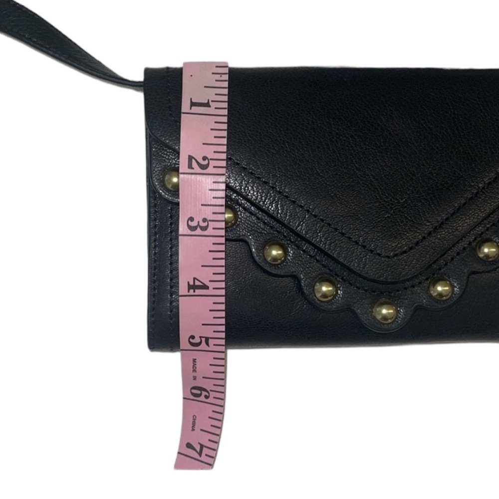 Lucky Brand Ruth Scalloped Crossbody Bag Black NWT - Picture 14 of 17